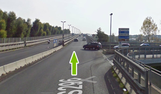 Come raggiungere il parcheggio all'aeroporto di fiumicino 10