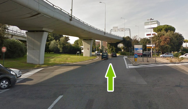 Come raggiungere il parcheggio all'aeroporto di fiumicino 4