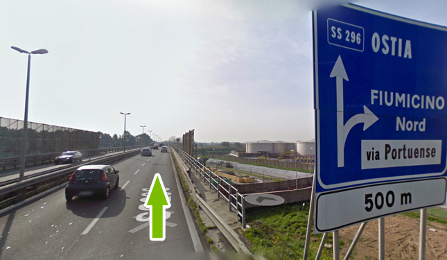 Come raggiungere il parcheggio all'aeroporto di fiumicino 9